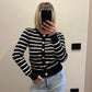 Cardigan Stripes Nero