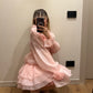 Mini Abito Balza Rosa