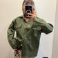 Giacca Camicia Verde